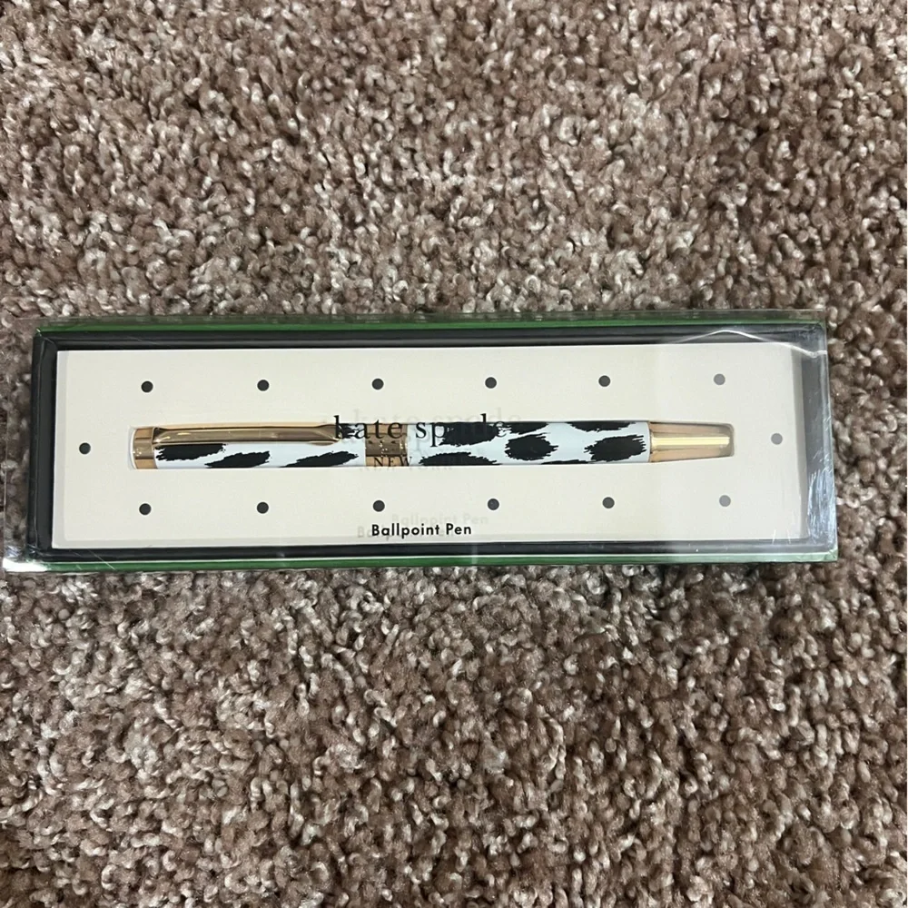 Kate Spade  Modern Leopard BallPoint Pen w/ Box